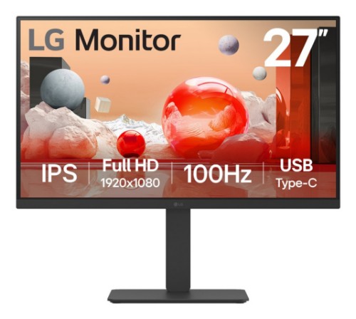 LG 27BA650 27" IPS Full HD 100Hz Height-Adjustable USB-C Monitor