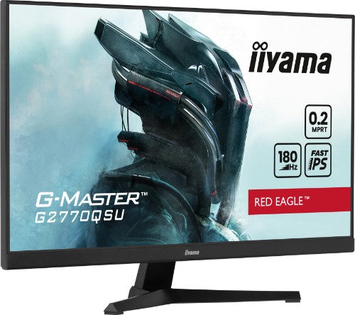iiyama G-MASTER Unleash your full gaming potential with the Fast IPS G2770QSU Red Eagle