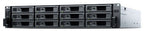 Synology RX1225RP disk array Rack (2U) Black, Silver