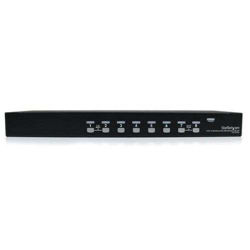 StarTech.com 8 Port 1U Rackmount USB KVM Switch with OSD - TAA