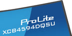 iiyama ProLite XCB4594DQSU-B1 computer monitor 113 cm (44.5") 5120 x 1440 pixels Dual QHD LED Black