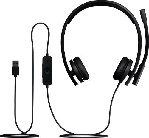 Logitech H570E Headset Wired Head-band Office/Call center USB Type-A Black
