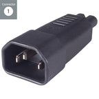 connektgear Mains Power Adapter C14 Plug to C7 (Figure 8) Socket