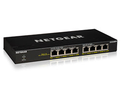 NETGEAR GS308PP Unmanaged Gigabit Ethernet (10/100/1000) Power over Ethernet (PoE) Black