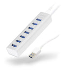 ALOGIC 7 Port USB Hub - Aluminium Unibody with Power Adapter - Prime Series