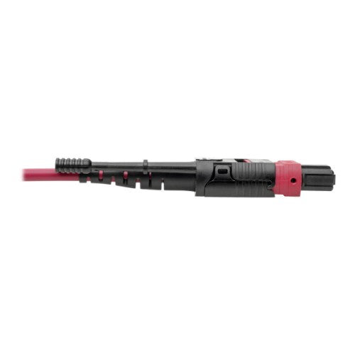 Tripp Lite N845-02M-12-MG 100G MTP/MPO Multimode OM4 Plenum-Rated Fiber Optic Cable (F/F), 12 Fiber, 40/100GBASE-SR4, Push/Pull Tabs, Magenta, 2 m