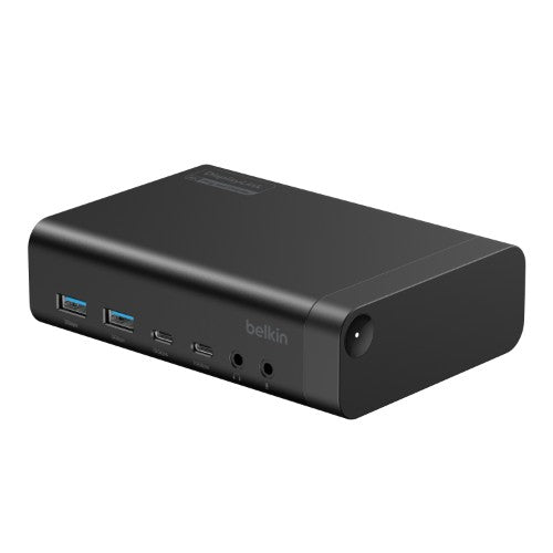 Belkin Connect Uni 14-in-1 Dual DisplayDock140W Docking Dock Black