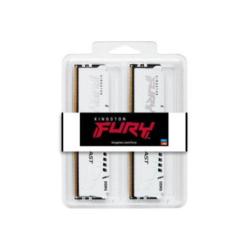 Kingston Technology FURY Beast 32GB 6000MT/s DDR5 CL36 DIMM (Kit of 2) White EXPO