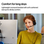 HP Poly Mission 415 Monaural USB Wired Headset Classic