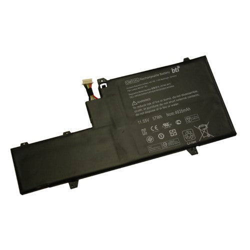 BTI Replacement Battery for HP Elitebook 1030 G2 Elitebook X360 1030 G2 replacing OEM part numbers 863280-855 OM03XL OM03057XL-PL //11.5V 4950mAh