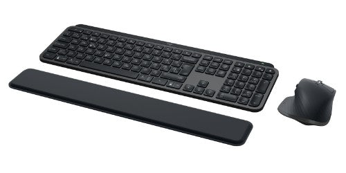 Logitech Master MX Keys Combo for Bussiness keyboard Mouse included Office RF Wireless + Bluetooth QWERTZ Swiss Graphite