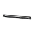 Tripp Lite N252-P24 Cat6 24-Port Patch Panel - PoE+ Compliant, 110/Krone, 568A/B, RJ45 Ethernet, 1U Rack-Mount, TAA