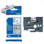 Brother TZE-R951 DirectLabel black on silver textil 24mm x 4m for Brother P-Touch TZ 3.5-24mm/HSE/36mm/6-24mm/6-36mm
