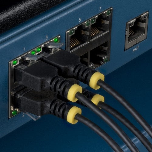 StarTech.com 3m Black Ultra Slim Cat6A Ethernet Cable, UTP, Pure Bare Copper Wire, 34AWG Slim RJ45 Network Patch Cord, Individually Tested