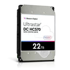 Western Digital Ultrastar DC HC570 internal hard drive 22 TB 7200 RPM 512 MB 3.5" Serial ATA III