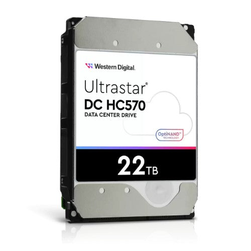 Western Digital Ultrastar DC HC570 internal hard drive 22 TB 7200 RPM 512 MB 3.5" Serial ATA III