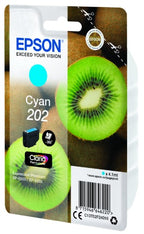 Epson C13T02F24010/202 Ink cartridge cyan, 300 pages 4.1ml for Epson XP 6000