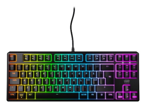 CHERRY XTRFY K4V2 RGB TKL keyboard Gaming USB QWERTY Spanish Black