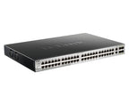 D-Link 48 x 10/100/1000BASE-T ports Layer 3 Stackable Managed Gigabit Switch