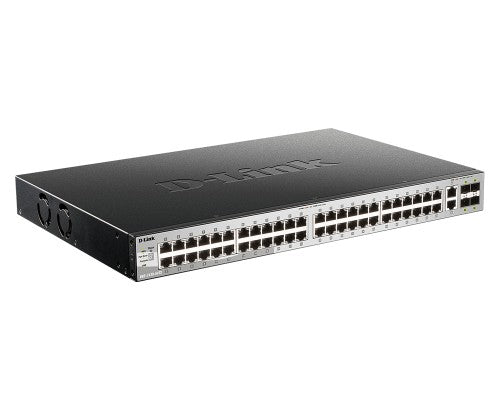 D-Link 48 x 10/100/1000BASE-T ports Layer 3 Stackable Managed Gigabit Switch
