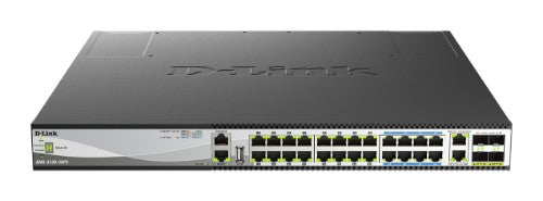 D-Link 30-Port Layer 3 Stackable Multi-Gigabit Managed PoE Switch