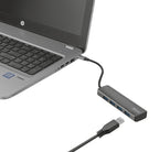 Trust 23328 interface hub USB 3.2 Gen 1 (3.1 Gen 1) Type-A 5000 Mbit/s Grey