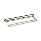 Tripp Lite N062-024-KJ-SH 24-Port 1U Rack-Mount Shielded Blank Keystone/Multimedia Patch Panel, RJ45 Ethernet, USB, HDMI, Cat5e/6