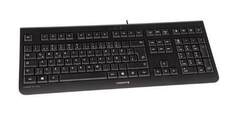 CHERRY KC 1000 keyboard Office USB QWERTY Spanish Black