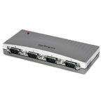 StarTech.com 4 Port USB to RS232 Serial DB9 Adapter Hub - TAA