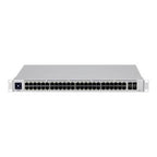 Ubiquiti UniFi USW-48-POE network switch Managed L2 Gigabit Ethernet (10/100/1000) Power over Ethernet (PoE) 1U Stainless steel