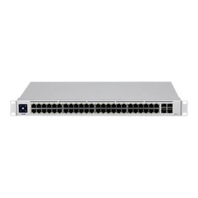 Ubiquiti UniFi USW-48-POE network switch Managed L2 Gigabit Ethernet (10/100/1000) Power over Ethernet (PoE) 1U Stainless steel