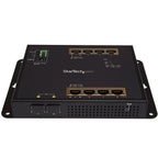 StarTech.com Industrial 8 Port Gigabit PoE+ Switch w/2 SFP MSA Slots - 30W - Layer/L2 Switch Hardened GbE Managed - Rugged High Power Gigabit Ethernet Network Switch IP-30/-40 C to 75 C