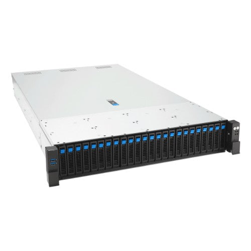 ASUS RS720-E12-RS24G Rack (2U) Black, Silver
