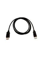 V7 Black Video Cable Pro DisplayPort Male to DisplayPort Male 2m 6.6ft