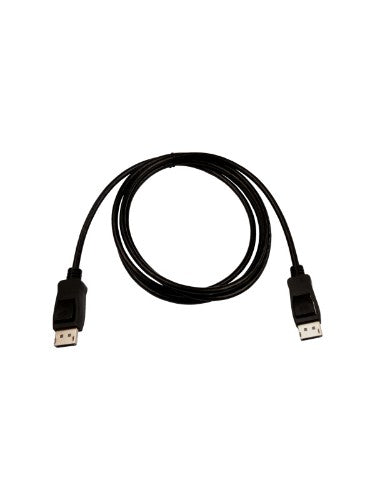V7 Black Video Cable Pro DisplayPort Male to DisplayPort Male 2m 6.6ft