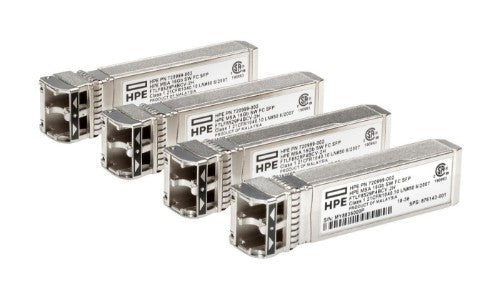 HPE MSA 16Gb SFP+ Short Wave Fibre Channel 4-pack Transceiver Bundle