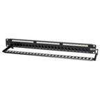 Tripp Lite N254-024 24-Port 1U Rack-Mount Cat6/Cat5 Feedthrough Patch Panel, RJ45 Ethernet, TAA