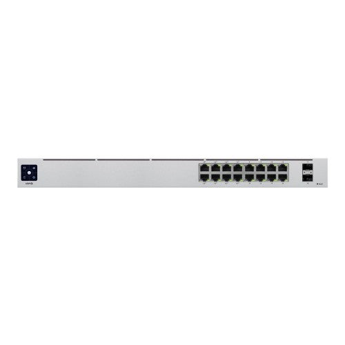 Ubiquiti UniFi 16-Port PoE Managed L2/L3 Gigabit Ethernet (10/100/1000) Power over Ethernet (PoE) 1U Silver