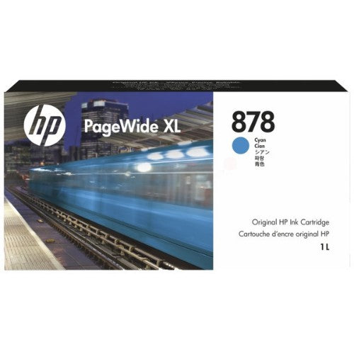 HP 312Z2A/878 Ink cartridge cyan 1000ml for HP PageWide XL Pro 5200/8200