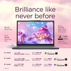 Lenovo IdeaPad Slim 3 14ARP10 AMD Ryzen™ 5 150 Laptop 35.6 cm (14") WUXGA 8 GB DDR5-SDRAM 512 GB SSD Wi-Fi 7 (802.11be) Windows 11 Home in S mode English Grey