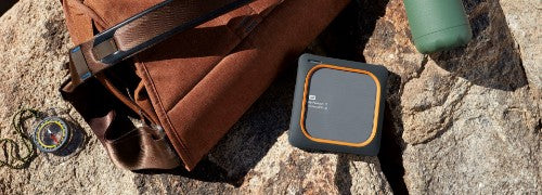 Western Digital My Passport Wireless 2 TB USB Type-A 3.2 Gen 1 (3.1 Gen 1) Wi-Fi Black, Orange