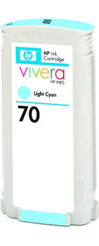 HP C9390A/70 Ink cartridge light cyan 130ml for HP DesignJet Z 2100/3100/3200/5200