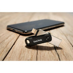 SanDisk 00183589 USB flash drive 256 GB USB Type-A / Lightning 3.2 Gen 1 (3.1 Gen 1) Black, Silver