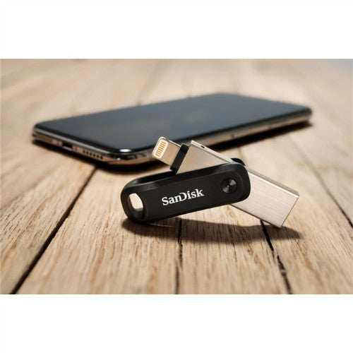 SanDisk 00183589 USB flash drive 256 GB USB Type-A / Lightning 3.2 Gen 1 (3.1 Gen 1) Black, Silver