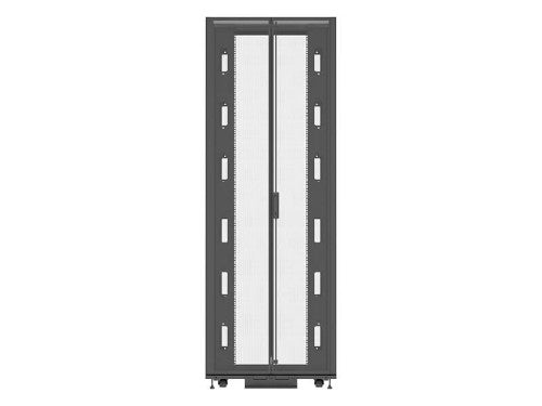 Vertiv VR3157SP rack cabinet 48U Freestanding rack Black, Transparent