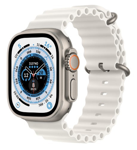 Apple Watch Ultra OLED 49 mm Digital 410 x 502 pixels Touchscreen 4G Titanium Wi-Fi GPS (satellite)