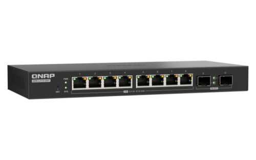 QNAP QSW-L2110-2S8T network switch Managed Desktop Black