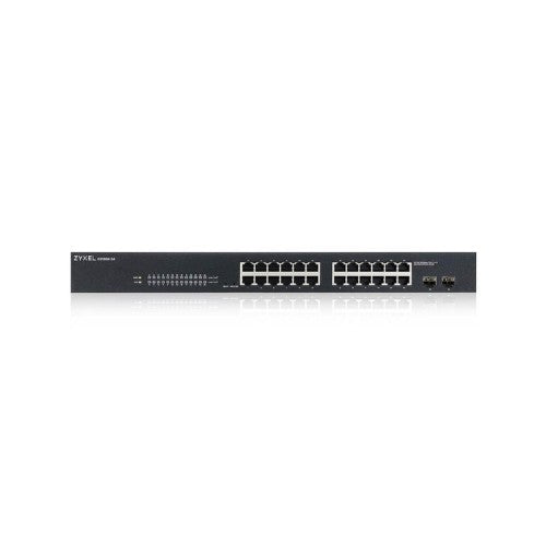 Zyxel GS-1900-24 v2 Managed L2 Gigabit Ethernet (10/100/1000) 1U Black