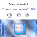 ASUS V500 Mini Tower V501MV-B521H35W Intel Core 5 210H 16 GB DDR5-SDRAM 512 GB SSD Windows 11 Home PC Black