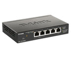 D-Link 5-Port Gigabit PoE Smart Managed Switch with 1 PD port